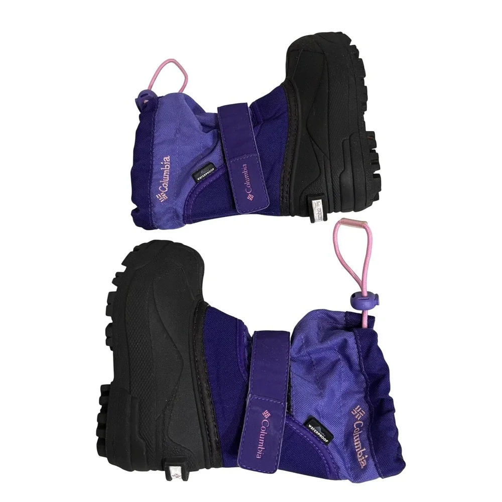 Columbia - Kid's Size 6 Rope Tow Kruser Purple Waterproof Snow Boots